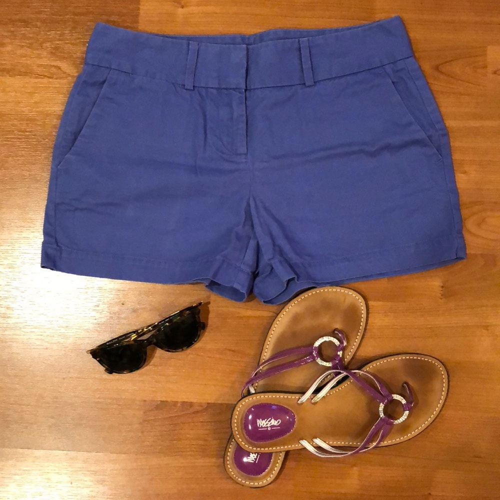LOFT periwinkle shorts - EUC